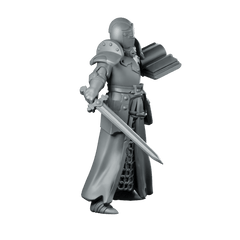 Priest Hold Book 2 Miniature Armoured Knight - Galaad - We Print Miniatures