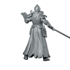 Priest Hold Book 2 Miniature Armoured Knight - Galaad - We Print Miniatures