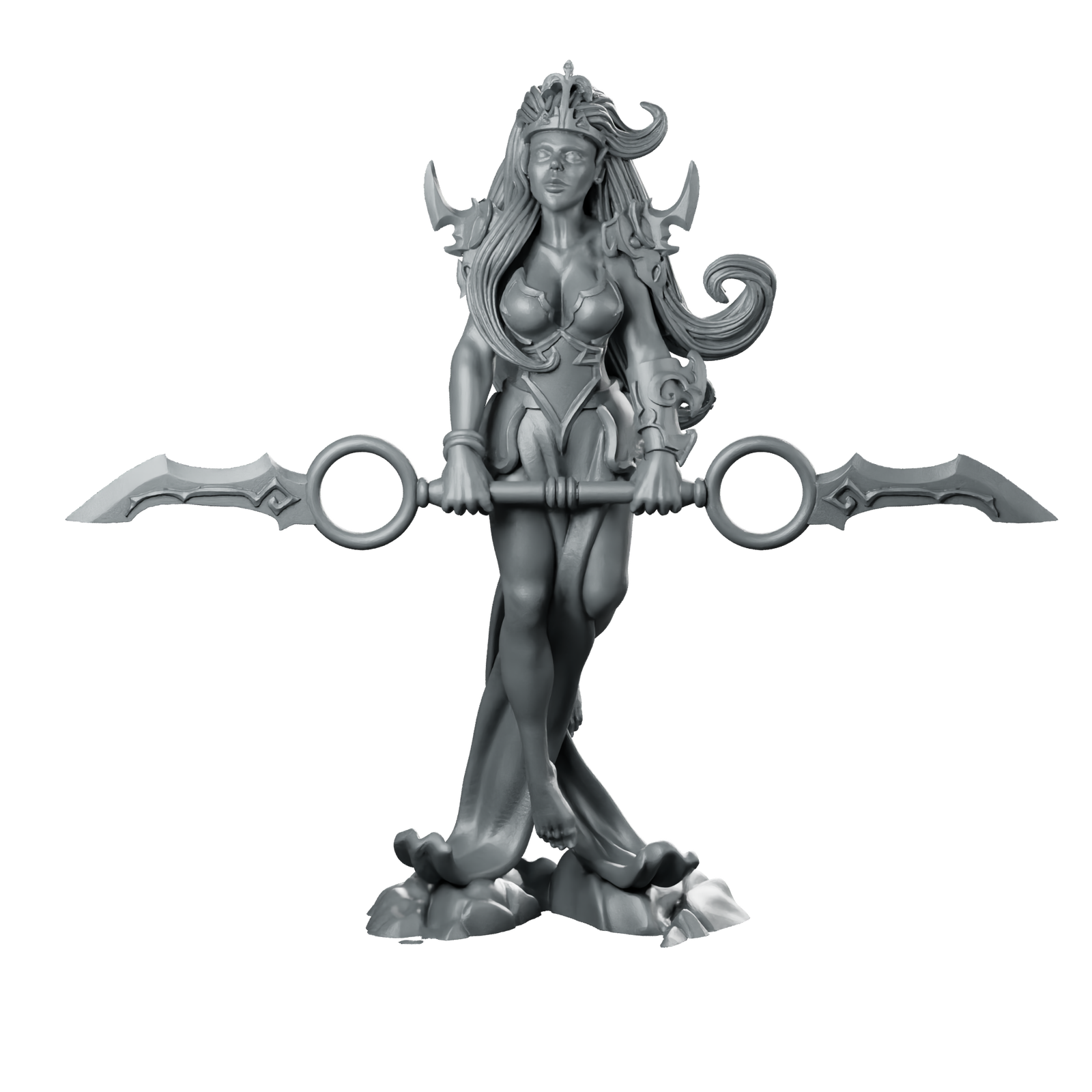 Priest Of Light 3 Miniature Sorceress Spear Miniature 360 Spin 01