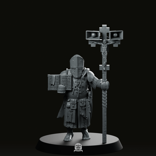 Priest Trench Crusade Miniature - Onmioji - We Print Miniatures