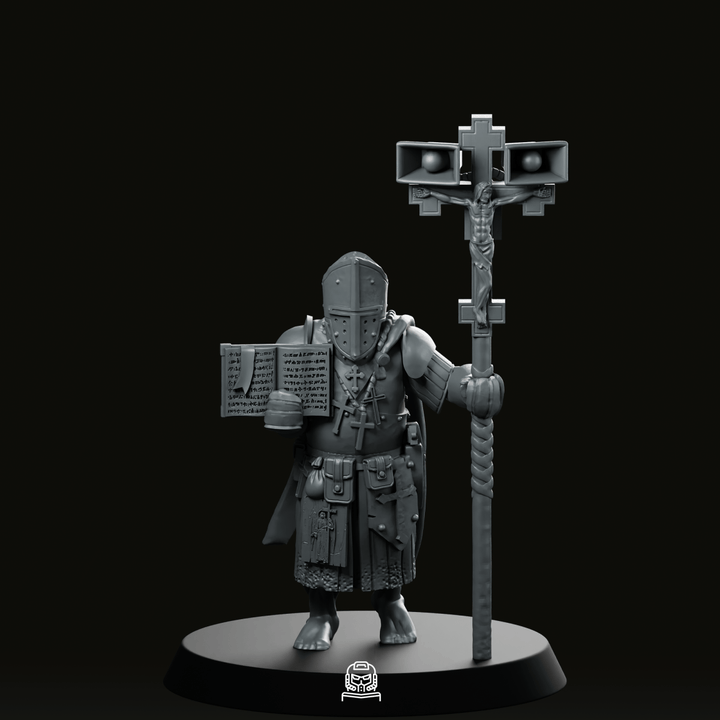 Trench Soldier Fanatic War Priest TrenchSoldier Miniature Loudspeaker