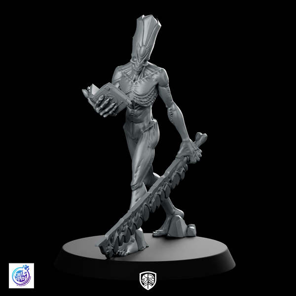 Priest with Sword Miniature Zealous Cleric Warrior