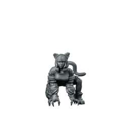 Primal Carbon Fang 2 Miniature Cyberpunk Assassin Stealth - Unit9 - We Print Miniatures