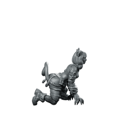 Primal Carbon Fang 2 Miniature Cyberpunk Assassin Stealth - Unit9 - We Print Miniatures