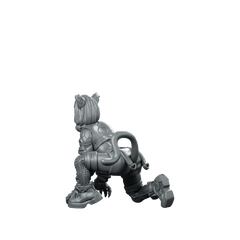 Primal Carbon Fang 2 Miniature Cyberpunk Assassin Stealth - Unit9 - We Print Miniatures