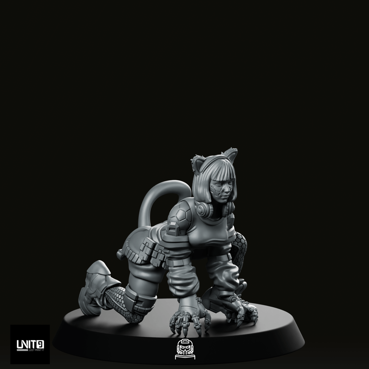 Primal Carbon Fang 2 Miniature - Unit9 - We Print Miniatures