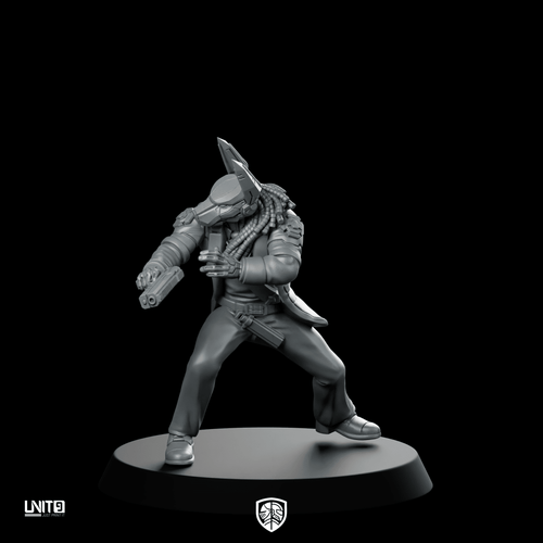Primal Jackal p2 Miniature - Unit9 - We Print Miniatures