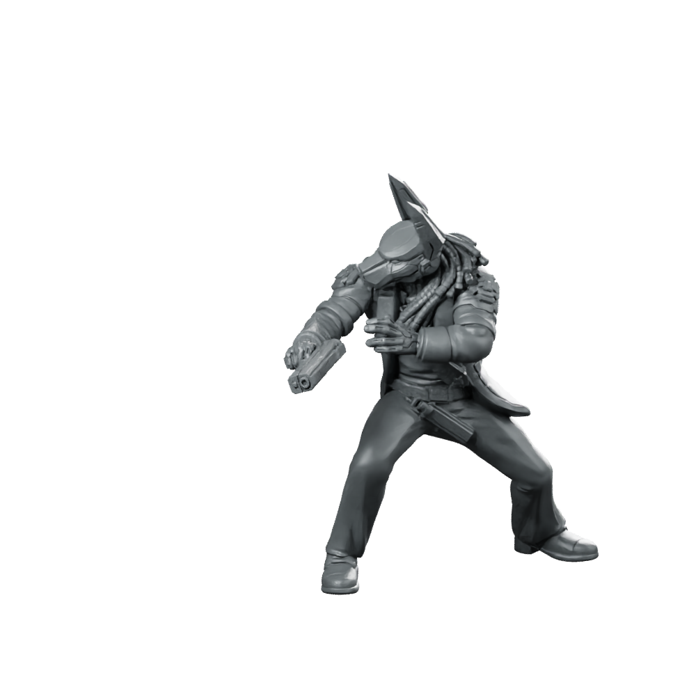 Primal Jackal p2 Miniature Miniature 360 Spin 01