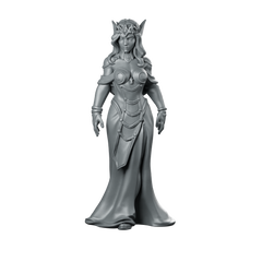 Princess Miniature Elf Queen Sorceress Miniature 360 Spin 01