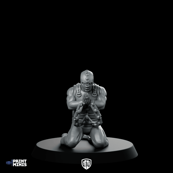 Prisoner Male 2 Miniatura Hombre Bestia Salvaje
