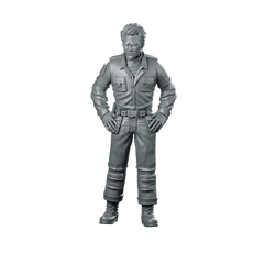 Prodigy Corp Chief Scientist Kirsh 1 Miniature Sci - Fi - Papsikels Miniatures - We Print Miniatures
