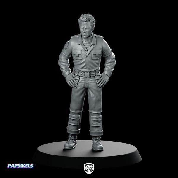 Prodigy Corp Chief Scientist Kirsh 1 Miniature Sci - Fi - Papsikels Miniatures - We Print Miniatures