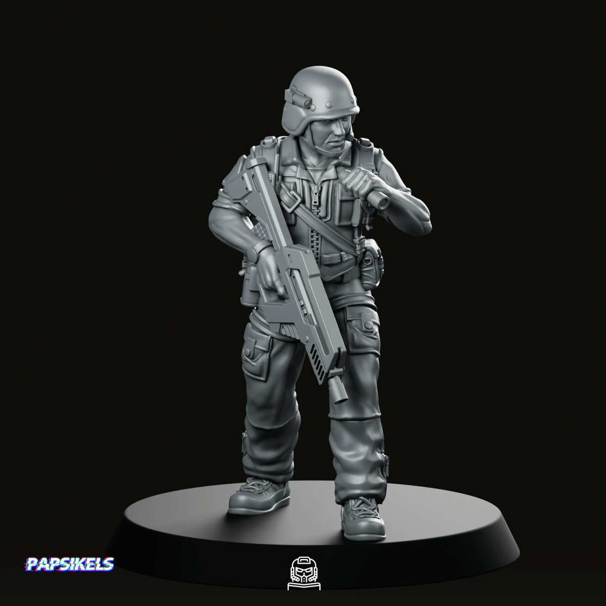 Prodigy Corp Sar Team Member 10 Miniature - Papsikels Miniatures - We Print Miniatures