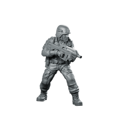 Prodigy Corp Sar Team Member 2 Miniature Stealth - Papsikels Miniatures - We Print Miniatures