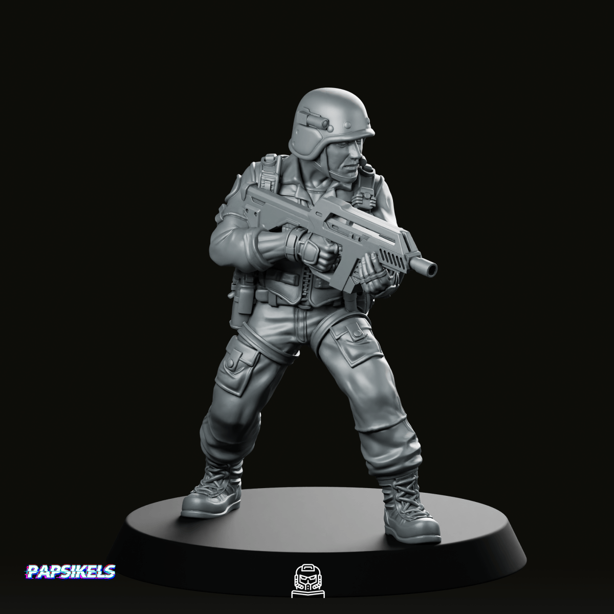 Prodigy Corp Sar Team Member 2 Miniature - Papsikels Miniatures - We Print Miniatures
