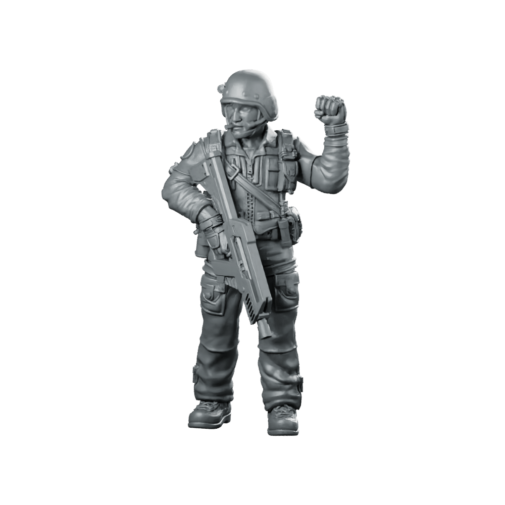 Prodigy Corp Sar Team Member 3 Miniature Commander - Papsikels Miniatures - We Print Miniatures