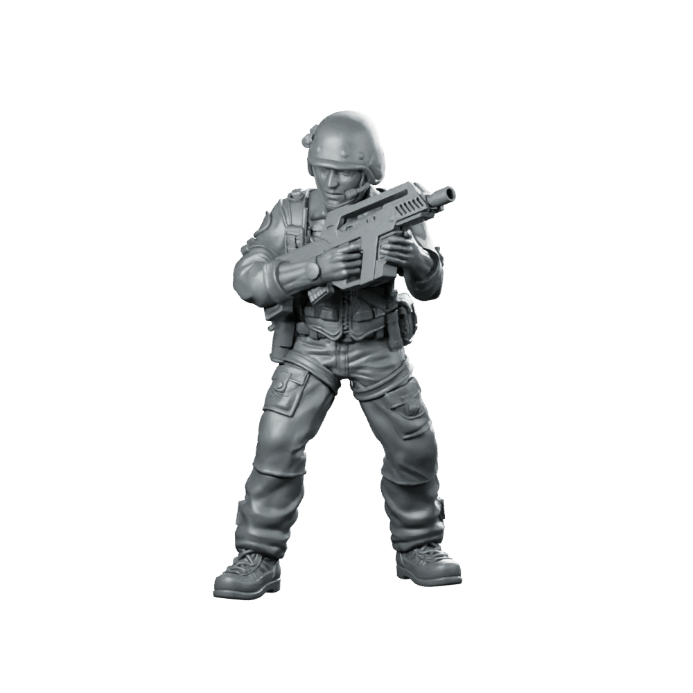 Prodigy Corp Sar Team Member 4 Miniature Tactical - Papsikels Miniatures - We Print Miniatures