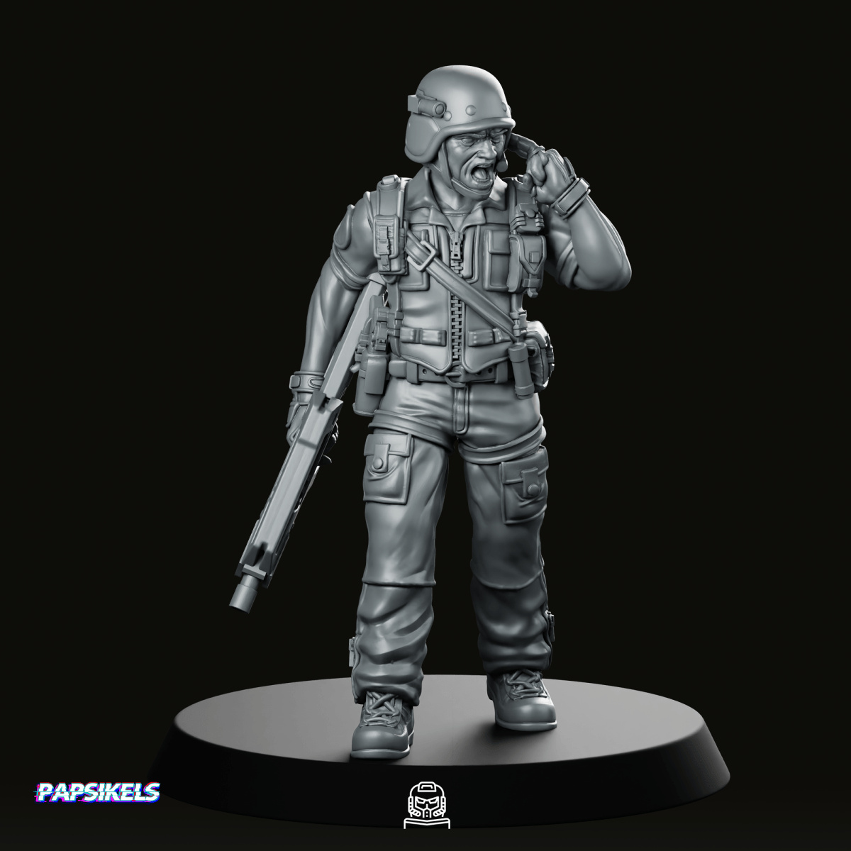 Prodigy Corp Sar Team Member 5 Miniature - Papsikels Miniatures - We Print Miniatures