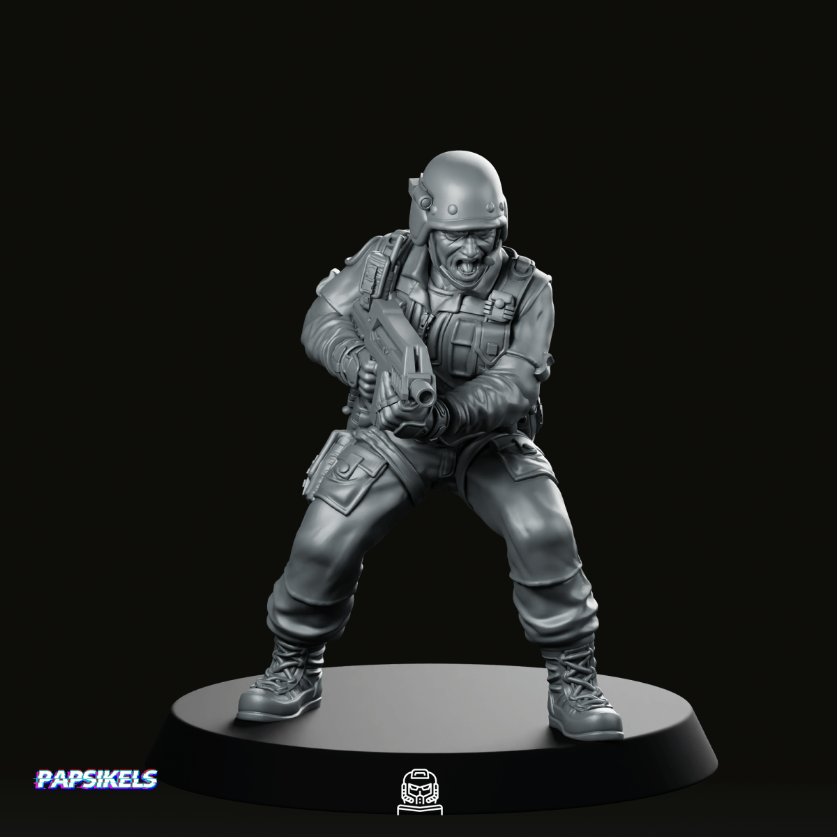 Prodigy Corp Sar Team Member 8 Miniature - Papsikels Miniatures - We Print Miniatures