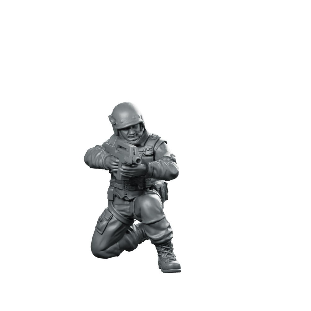 Prodigy Corp Sar Team Member 9 Miniature Tactical - Papsikels Miniatures - We Print Miniatures