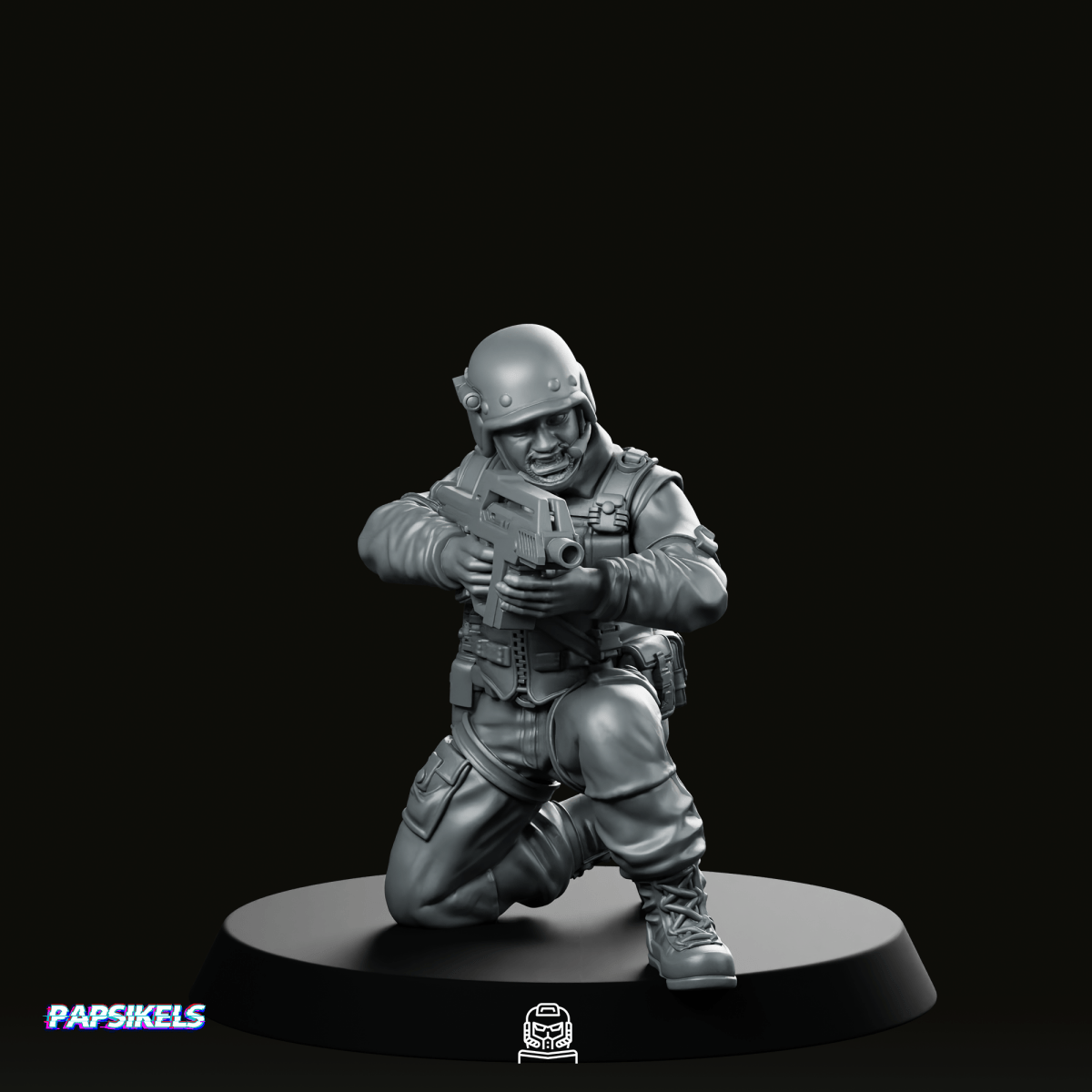 Prodigy Corp Sar Team Member 9 Miniature - Papsikels Miniatures - We Print Miniatures