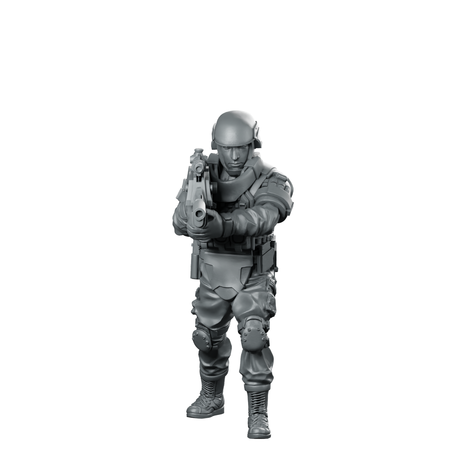 Prodigy Operator 1 Sci Fi Combat Trooper Miniature 360 Spin 01
