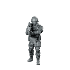 Prodigy Operator 1 Sci Fi Combat Trooper Miniature 360 Spin 01