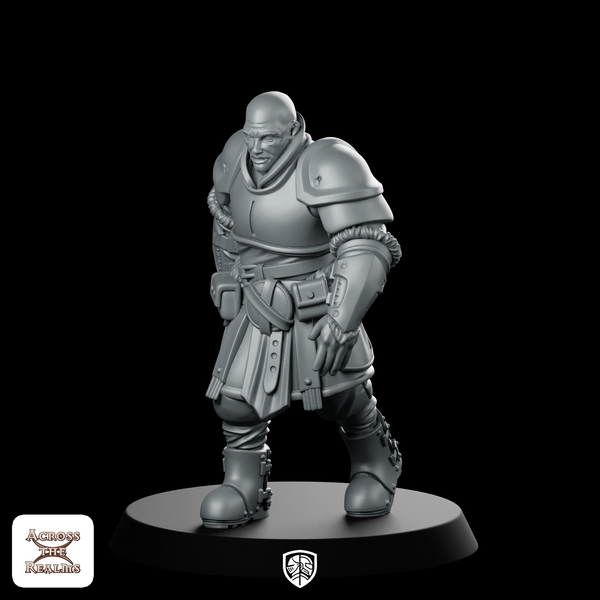 MiniatureCitizen Pose Walk 2 Miniatures Armoured Trooper