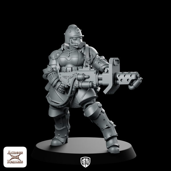 MiniatureCult Of Death Engineer Flamer Armored 2