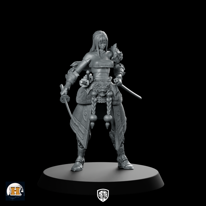Akira Nightsteel Miniature Katana Warrior
