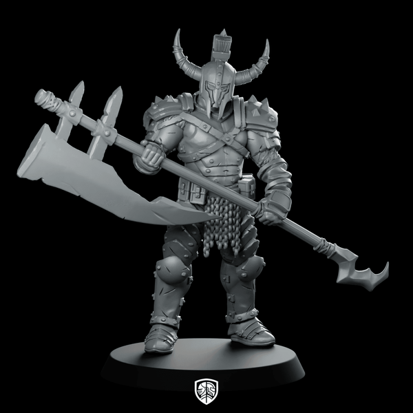 Annointed Warrior Of Fury 2 Horned Berserker - Papsikels Miniatures - We Print Miniatures