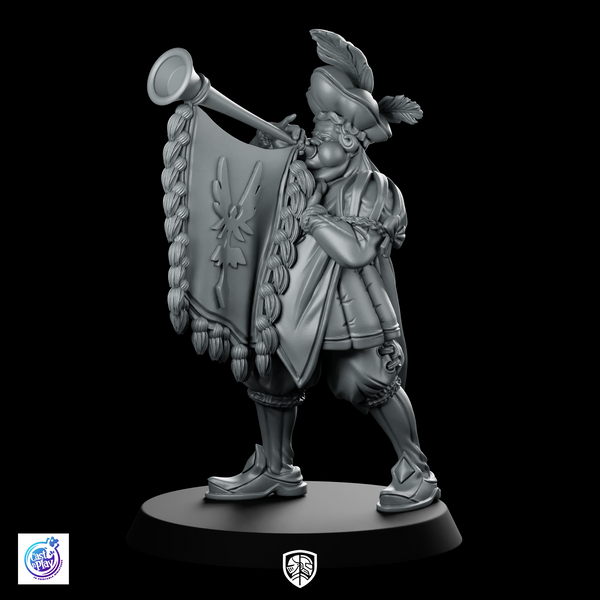 Announcer B Miniature Herald Trumpeter