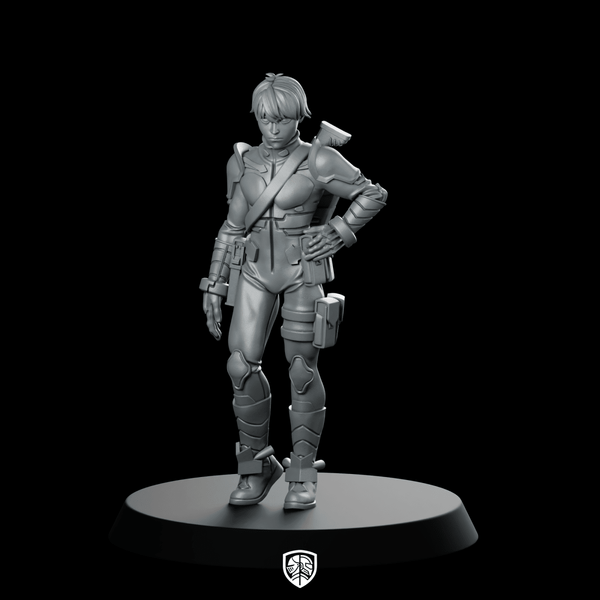 Anti Monster Defence Force 4 Th Division - Papsikels Miniatures - We Print Miniatures