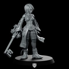 Aqua Kh Miniature Keyblade Warrior