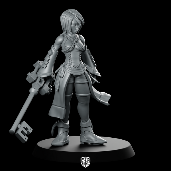 Aqua Kh Miniature Keyblade Warrior