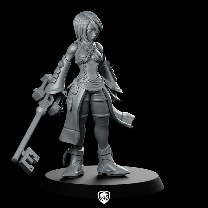 Aqua Kh Miniature Keyblade Warrior