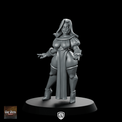 Bae Victis Nun 32 Mm Miniatures Hooded - Vae Victis - We Print Miniatures