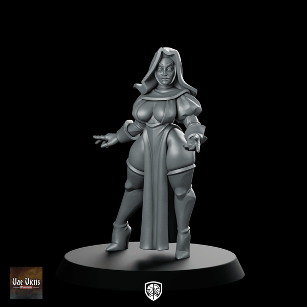 Bae Victis Nun 32 Mm Miniatures Hooded
