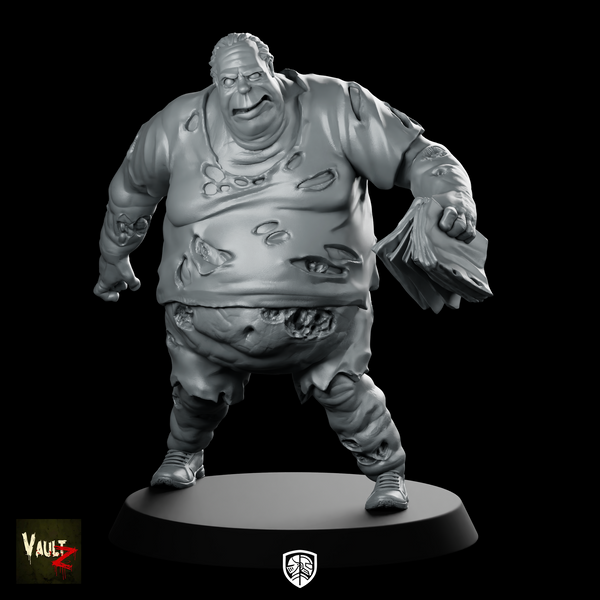 Barry Fanboy Miniature Bloated Zombie Undead Shambler