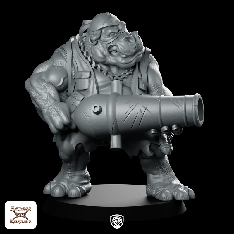 Bartholomew Jenkins Miniature Bulldog Buccaneer Cannoneer