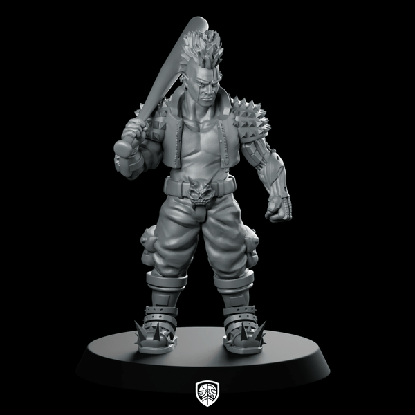 Batang City Jail Gang Street Punk Gardo - Papsikels Miniatures - We Print Miniatures
