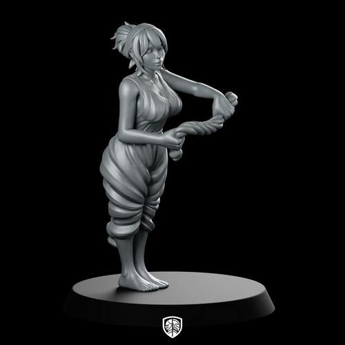 Beth (Washing Girl) Miniature Rope Dancer Elf