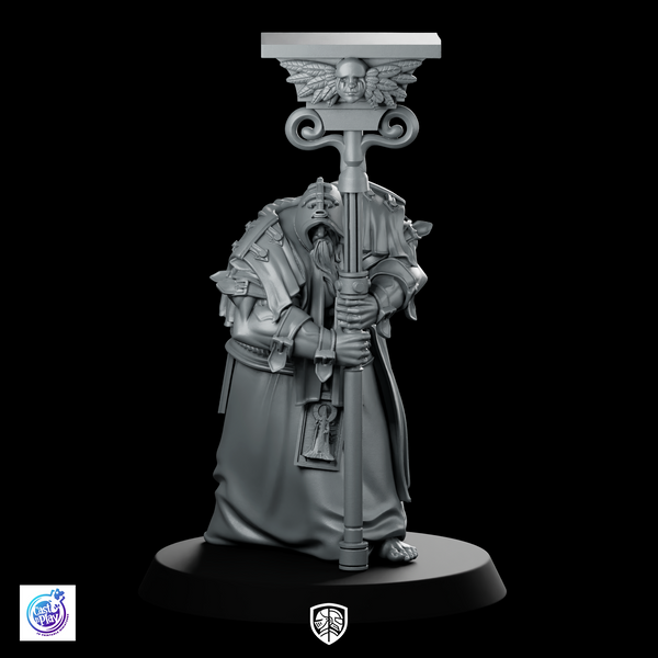 Bishop Bannerman B Miniature Hooded Cleric Pilgrim