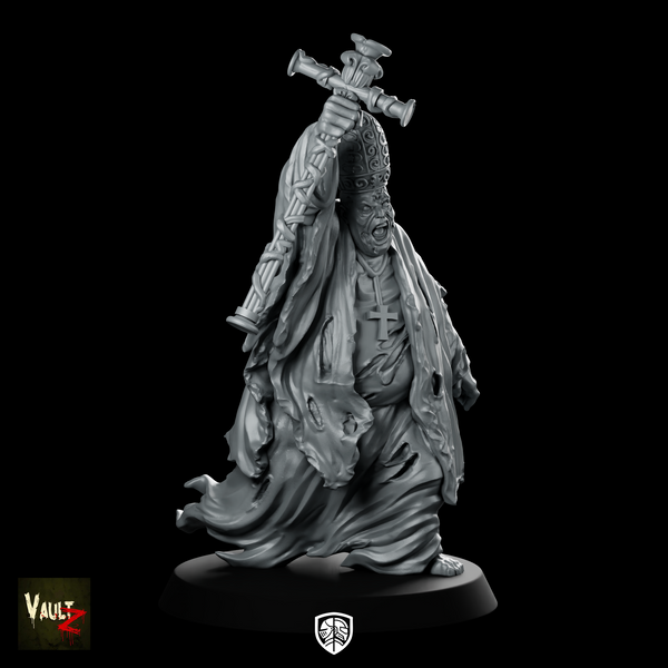 Bishop Zombie Zombie Pope Undead Cleric Corrupt