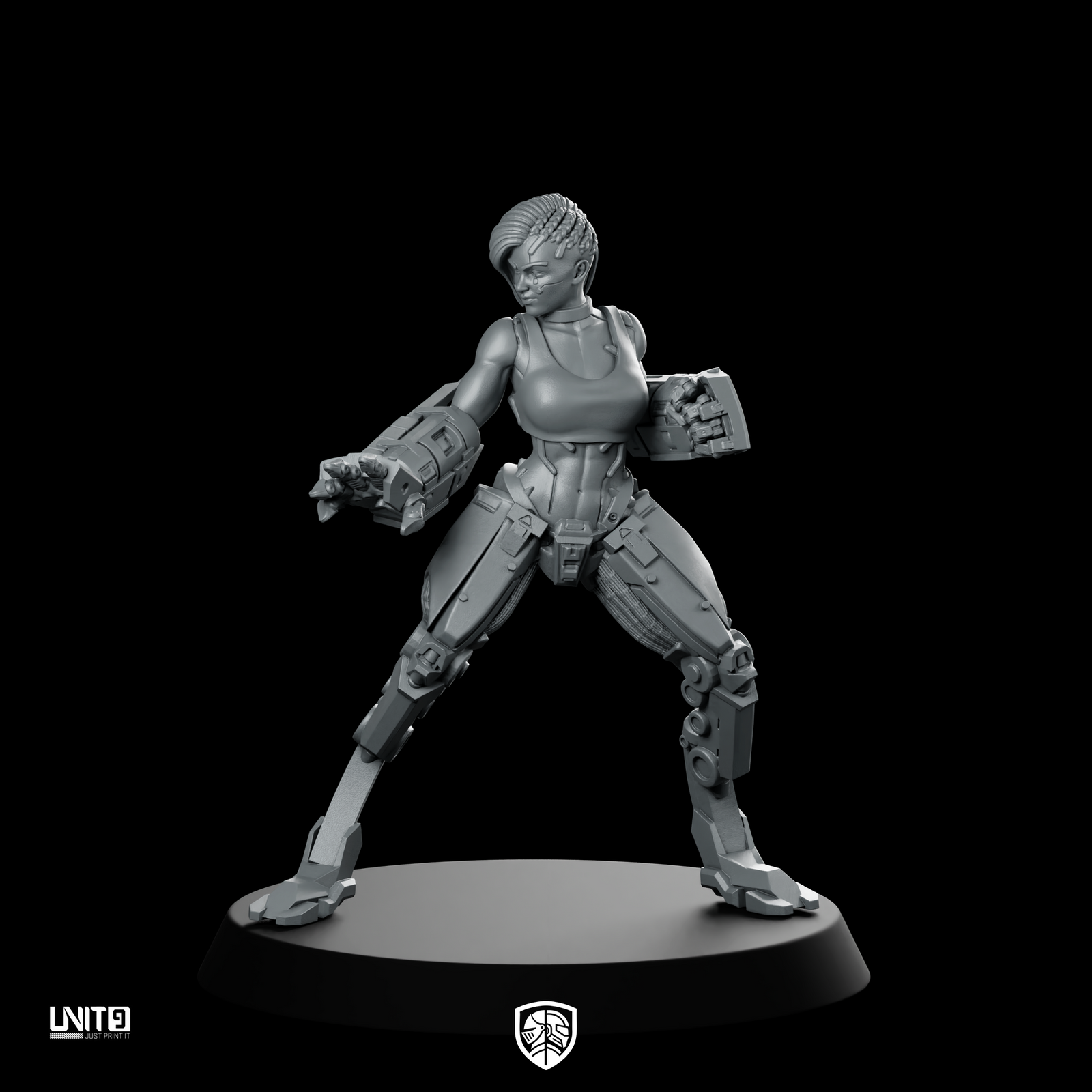 Bizzyv1 Miniature Cyborg Gunslinger