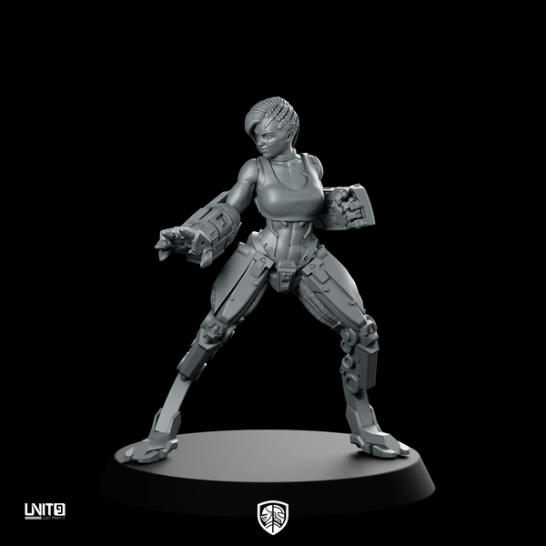 Bizzyv1 Miniature Cyborg Gunslinger