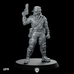 Black Cell V1 Miniature Masked Trooper Pistol - UNIT9 - We Print Miniatures