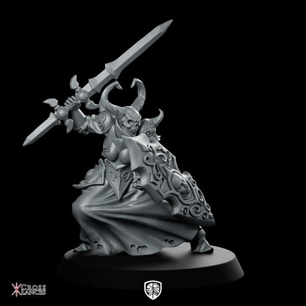 Black Heroines 3 Miniature Horned Demoness Sword