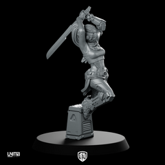 Black Witch 1V1 Miniature Female Warrior Blade