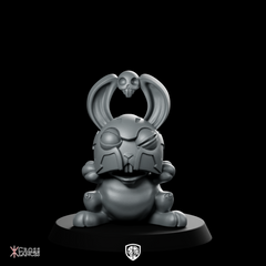 Blocker3 Miniature Armoured War Bunny Skull